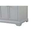 thumbnail image 4 of Elegant Decor Franklin 60" Aluminum MDF Double Bathroom Vanity in Gray, 4 of 15