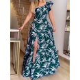 thumbnail image 4 of 2024 verano otoño una manga elegante bohemio vestido largo mujer ropa casual fiesta trabajo noche oficina dama vestidos de línea a, 4 of 5