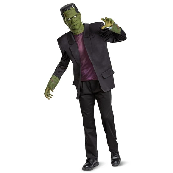 Frankenstein Costume, Official Universal Monster Costume, Adult Men's Size Extra Large (50-52)