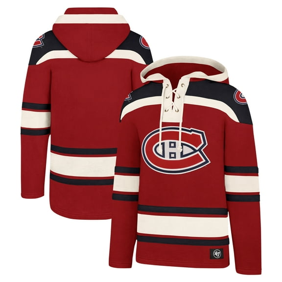 Men's '47  Red Montreal Canadiens Superior Lacer Hoodie
