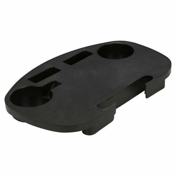 Folding Recliner Accessory Tray, Portable Chair Drink Holder for Camping, Fishing & Beach Relaxation Chairs