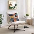 thumbnail image 3 of Abstract Stitching Outdoor Pillow Covers Pack of 2 Blue White Orange Fluid Wash Art Waterproof Throw Pillow Covers Decorative Cushion Cases for Patio Garden Tent Balcony Couch 24x24 inch, 3 of 8