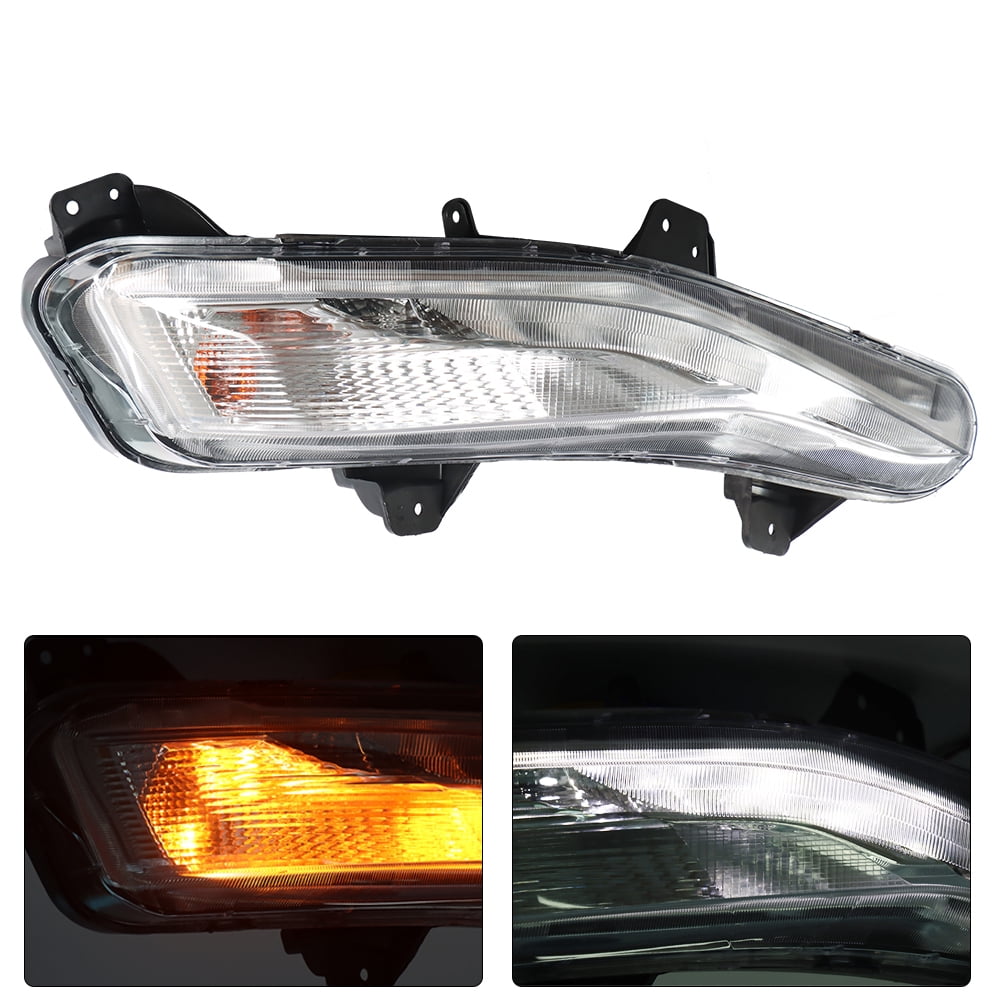 labwork Right Side Fog Lights Assembly Replacement for 2019 2020 2021 2022 Chevy Malibu Daytime Running Light Turn Signal Lights Passenger Side