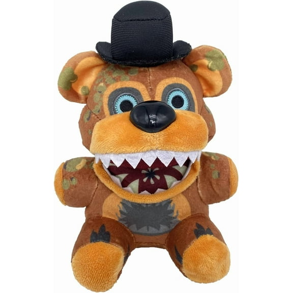 Twisted Freddy Plush Toy, FNAF plushies Toy, FNAF All Character Stuffed Animal Doll Children's Gift Collection,8”