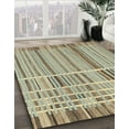 thumbnail image 2 of Ahgly Company Indoor Square Abstract Brown Abstract Area Rugs, 6' Square, 2 of 6