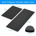 thumbnail image 4 of GPED Kitchen Mat Set,2PCS Cushioned Anti-Fatigue Kitchen Rug, Waterproof Non-Slip Kitchen Floor Mat, Ergonomic Comfort Rug Standing Mat for Kitchen, Home Floor, Office, Sink, Laundry, 4 of 7