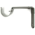 thumbnail image 5 of Urbanest Curtain Rod Bracket, Adjustable, Fits 1 1/4" Rod, Pewter, Set of 2, 5 of 6