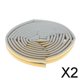 thumbnail image 1 of Paquete de 2-6 tiras de sellado de goma para puertas y ventanas, insonorizadas y resistentes al viento, 5 m, gris, 6 mm 2 piezas, 1 of 8