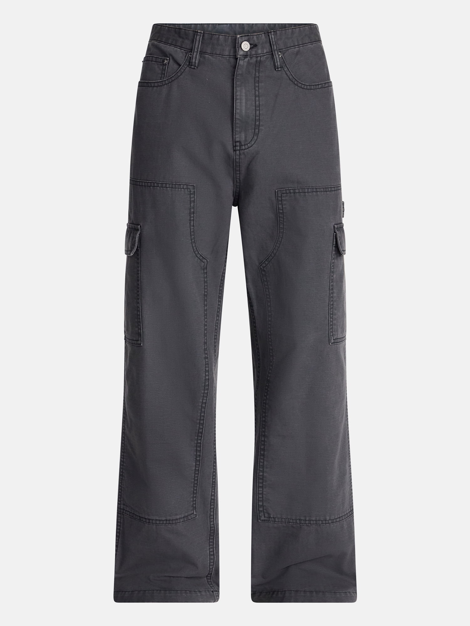 No Boundaries 100% Cotton Loose Fit Carpenter Pants, Men's Sizes 28-44