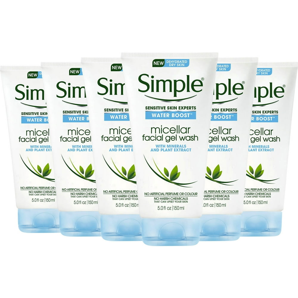 simple micellar facial gel wash ingredients