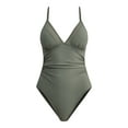 thumbnail image 2 of Time and Tru Women’s and Women’s Plus Mesh Inset One Piece Swimsuit, Sizes XS-3X, 2 of 5