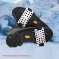 thumbnail image 6 of Crampons,Snowfield Snow Ice Stainless Steel Antislip Adjustable Snowmountain Huiop Adjustable Snowmountain Cover Pads Claw Stainless Ice Pads Steel Antislip Adjustable Snowfield Snow, 6 of 6