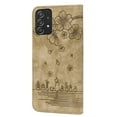 thumbnail image 3 of SaniMore Magnetic Wallet Case for Samsung Galaxy A53 5G [RFID Blocking] Card Holder, Cartoon Embossing PU Leather Cover Built-in Kickstand & Wrist Strap Shockproof Protective Shell, Brown, 3 of 7