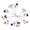 A, variant on 118inch Halloween String Light, Cute Ghost Decorative Strand, USB Constant Light Lamp, Glowing Ornament for Indoor Outdoor Halloween Party and Window Layout, B
