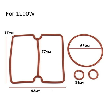 

4pcs/set Nitrile rubber sealing ring for oil free Air Compressor Cylinder Head