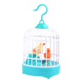 thumbnail image 4 of Pájaro que canta en jaula, juguete eléctrico de pájaro cantante, divertidos juguetes de loro que revolotean para Azul, 4 of 9