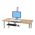 thumbnail image 3 of Ergotron WorkFit-S Single LD with Worksurface - Convertisseur de Bureau Debout - Rectangulaire - Blanc, 3 of 7
