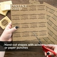 thumbnail image 4 of Brown Kraft Sticker Paper, 8.5 x 11 Full Sheet Label, Inkjet or Laser Printer, Online Labels (100 Sheet Pack), 4 of 9
