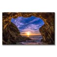 thumbnail image 1 of Cuadro Canva Listo Para Colgar Tipo Galería Cueva En La Playa 60X90 cm, 1 of 4