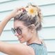 thumbnail image 4 of Hair Scrunchy Flower Hair Rings for Women Daily Gauze Hair Fixing 3Pcs, 4 of 4