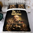 thumbnail image 4 of El Padrino Conjunto de sábanas temático, trío de piezas, cómodo y amigable con la piel, diseño único, regalo de decoración para el hogar para familiares, amigos y fans,135cm *200cm, 4 of 6