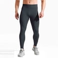 thumbnail image 2 of Sentmoon Compression Pants Men Running Tights for Men Men Solid-Color High-Elastic Yoga Pants Control Breathable Warm Running Cycling Sports Fitness Pants for Travel and Lightweight Packing, 2 of 5