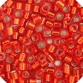 thumbnail image 1 of Miyuki Delica 10/0 RD 5.2gms DB0043 Perles de Rocaille Japonaises - Rouge/argent Orange Doublé - D43, 1 of 1