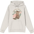 thumbnail image 5 of Vintage Country Stay Wild Adult Sand Long Sleeve Hoodie-Large, 5 of 7