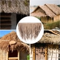 thumbnail image 4 of GOOHOCHY Plastic Thatch Roofing Realistic Artificial Grass Roof Thatch Palm Thatch for Tiki Bar Garden Easy to Install Ideal for Mexican Style Thatch Roof Decoration, 4 of 8
