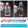thumbnail image 5 of Uxcell Silicone Water Bottle Clip with Buckle, 3 Pack Drink Holder Hook Keychain Clip Ring, Blue Black, 5 of 5