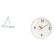 thumbnail image 1 of Escultura abstracta de pensador, figura de escritorio, reloj de pared, silencioso, redondo, diseño moderno, material PP, adecuado para oficina, sala d, 1 of 8