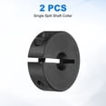 thumbnail image 3 of Uxcell 2pack Single Split Shaft Collar 8mm Bore, One-Piece Clamping Collar 30mm OD 10mm Thickness Carbon Steel Lock Collar Clamp with Set Screws (Black Oxide), 3 of 6