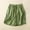 Green, variant on JJHGVB Womens Linen Shorts Beach Cropped Trousers Womens Linen Shorts Womens Long Shorts Below the Knee Flowy Shorts Long Shorts for Women Dress Shorts for Women Wide Leg Shorts for Women Black L
