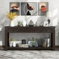 thumbnail image 2 of Table Console/table de Sofa avec Tiroirs de Rangement et Tablette Inférieure pour Entrée, Couloir et Salon (Espresso), 2 of 9