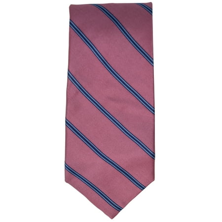 Floral Striped Tie - Men's 100% Silk Woven Wedding Neck Tie Collection