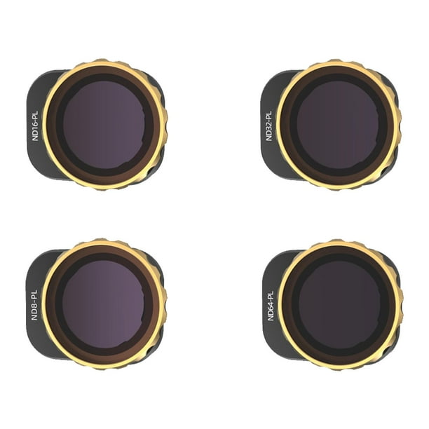 Kit de filtro de lente impermeable, accesorios de vidrio templado para cámara de dron DJI ND8 16 32 64PL
