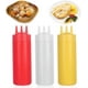 thumbnail image 3 of 3 botellas exprimibles para condimentos, 3 orificios, salsa de tomate, mostaza, aderezo, botellas exprimibles, salsa para ensalada, condimentos, crema, botellas exprimibles para cocina, restaurante,, 3 of 5