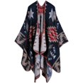 thumbnail image 1 of LinYooLi Women's Fashion Winter Oversized Blanket Poncho Cape Shawl Cardigans, 1 of 9
