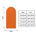 thumbnail image 4 of Arch Backdrop Cover (3.9FT & 1.6FT), Stretchy Orange Arch Stand Cover, Wedding Birthday Baby Shower Party Decorations Backdrop, 4 of 8