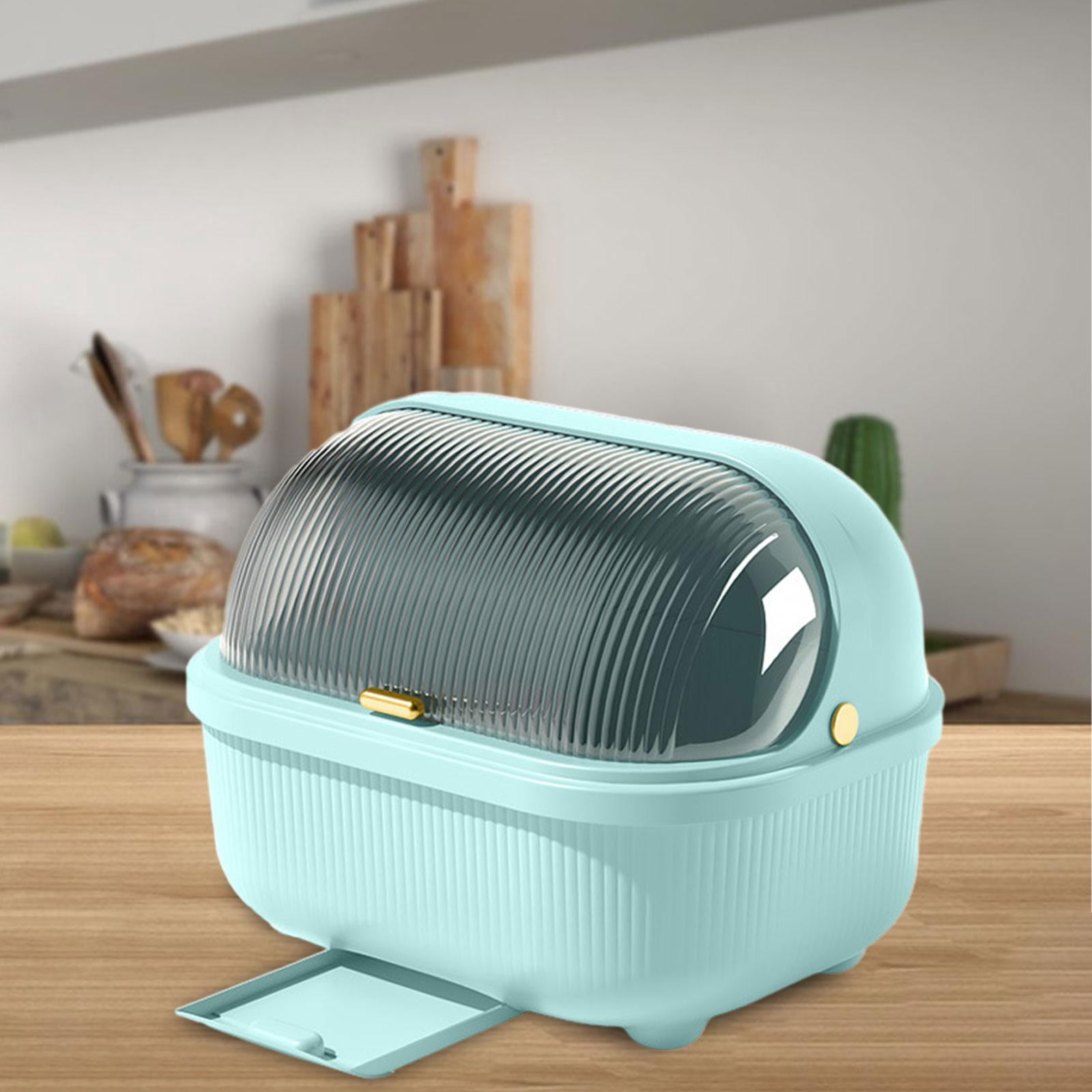 Dish Drying Rack for Kitchen Dish Drainer Basket Drain Quickly with Lid Container Utensil Organizer Drainage Shelf for M