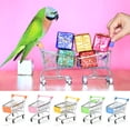 thumbnail image 2 of Mini Shopping Cart Creative Alloy Bird Shopping Cart Pretend Toy for Parrot, 2 of 10
