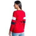 thumbnail image 2 of Blusa Maternidad y Lactancia Cómoda Ropa Embarazo Blusa Mujer Manga 3/4 Casual Color Rojo Almacenes Mario SA de CV Ray 4501, 2 of 4