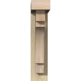 thumbnail image 2 of Ekena Millwork 4"W x 14"D x 18"H Merced Block Rough Sawn Bracket w/ Offset Brace, Douglas Fir, 2 of 25