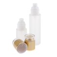 thumbnail image 1 of 2x Botellas de Bomba Recargables Loción Dispensador de Botellas Cosméticas 30 Ml / 80 Ml dorado, 1 of 8