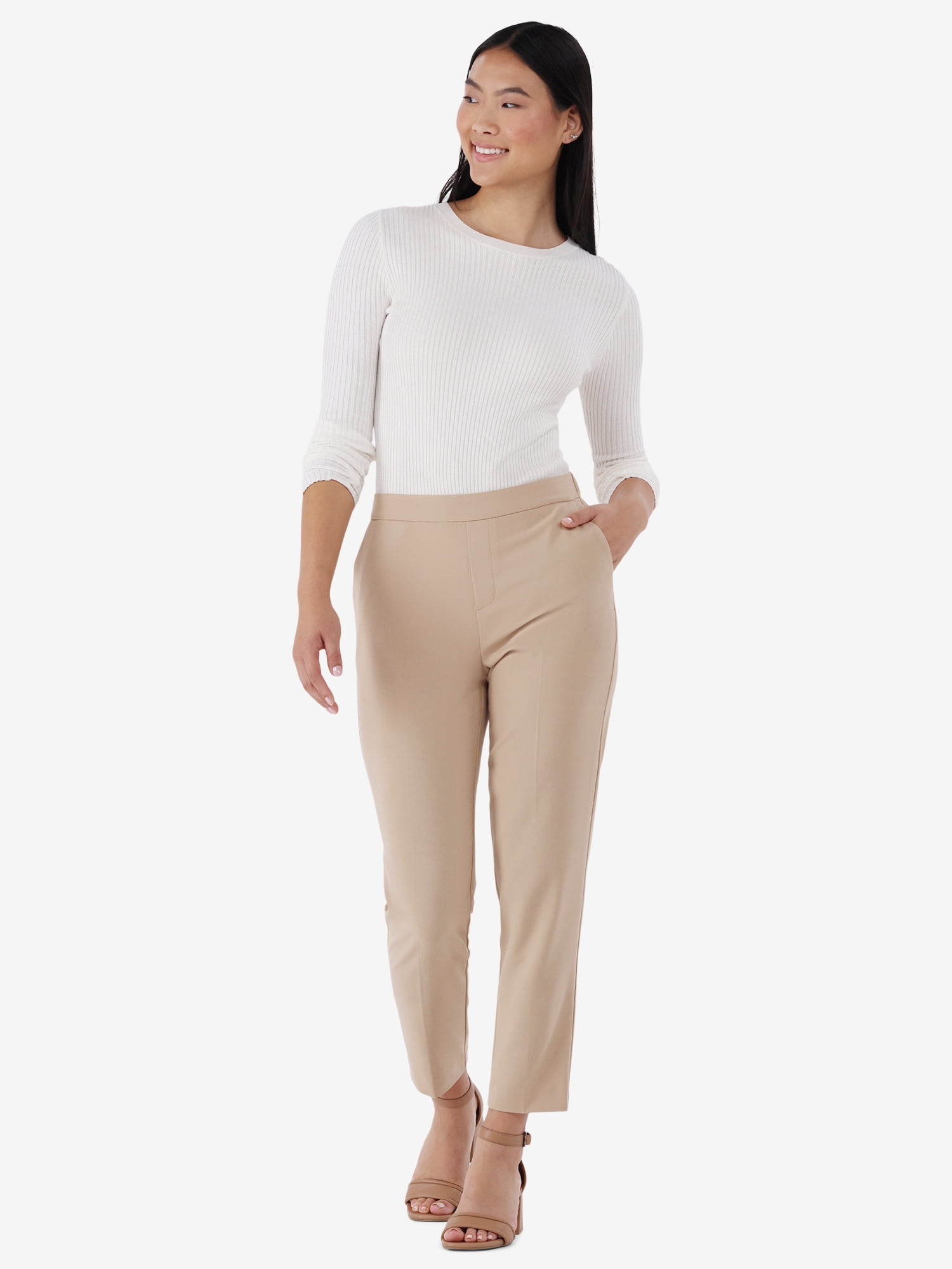 Time and Tru Women's Tapered Pant, Available in Sizes XS-XXL