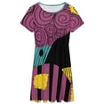 thumbnail image 3 of Something In The Wind Graphic Dress Summer Street Style Dresses Female Short Sleeve Printed Sundress, 3 of 7