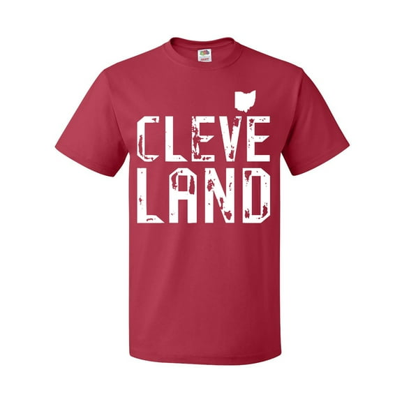 Inktastic Cleveland, Ohio Distressed Font T-Shirt