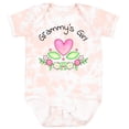 thumbnail image 3 of Inktastic Grammy's Girl Heart Flowers Girls Baby Bodysuit, 3 of 5