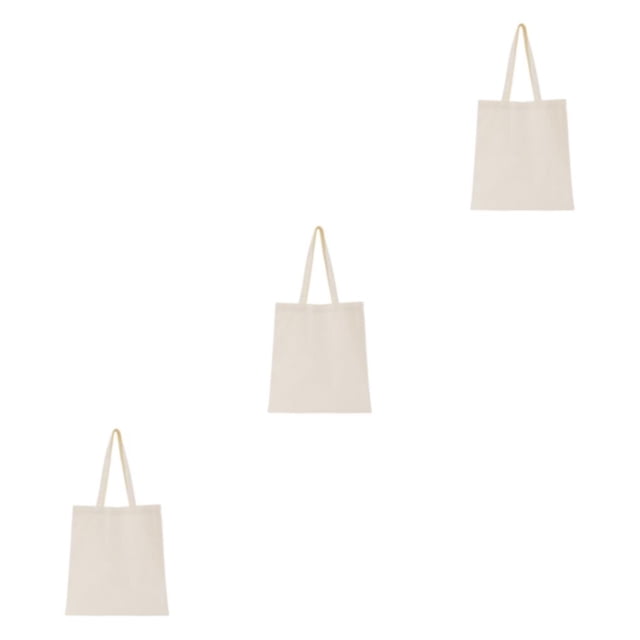 Youkk Sac de Voyage Léger et Portable en Coton Grande Capacité Sac de Courses Beige 3Set