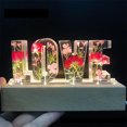 thumbnail image 2 of Floral USB Power LED Light Rose Dry Flor Seca Carta De Amor Regalo Estilo 2 Sunnimix Luz de noche de amor, 2 of 7